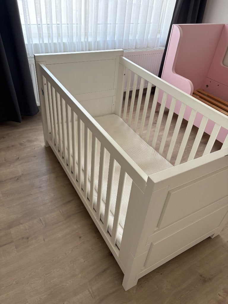 Babybed en peuterbed in 1, Ophalen, Gebruikt