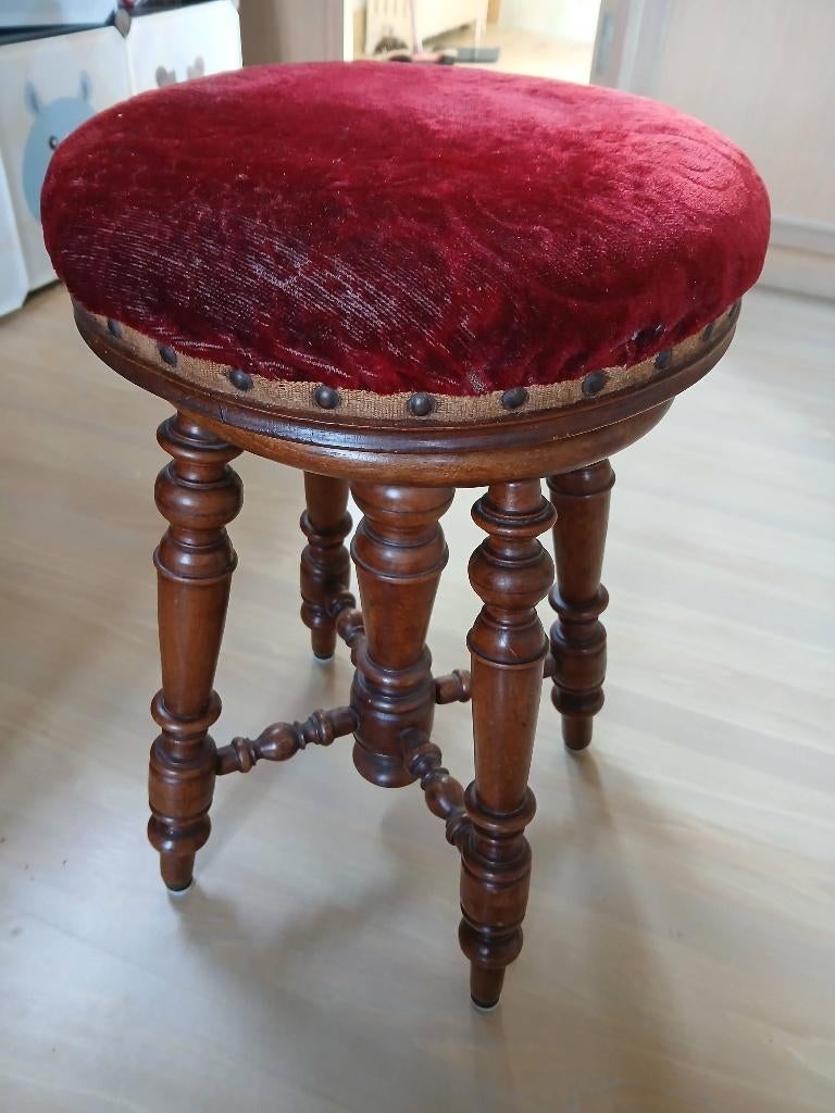 Tabouret de piano Napoléon 3, Enlèvement, Utilisé, Piano
