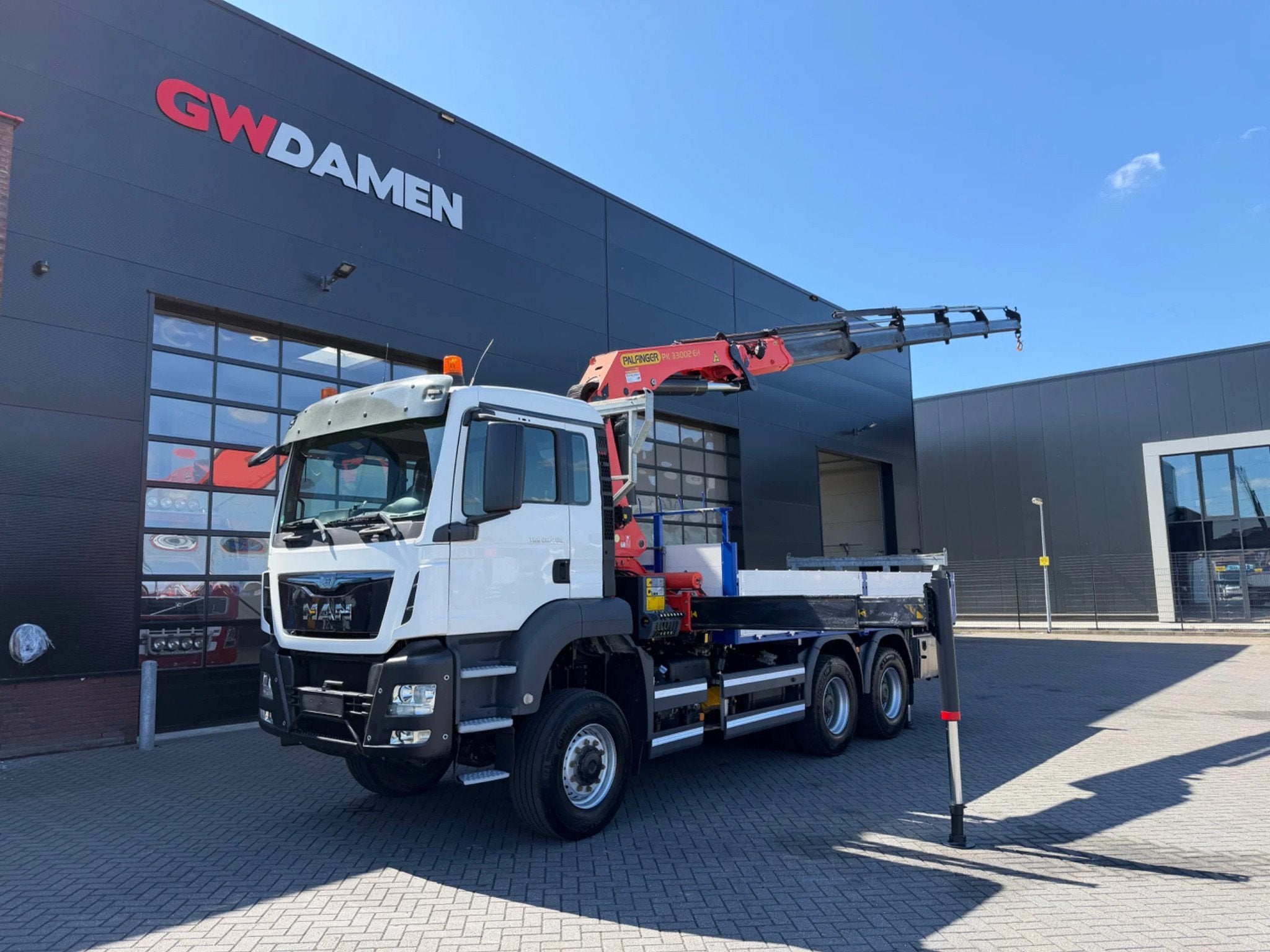 MAN TGS 26.400 6x6 Palfinger PK 33002-EH Euro 6, Cuir, Achat, Rétroviseurs électriques, Euro 6