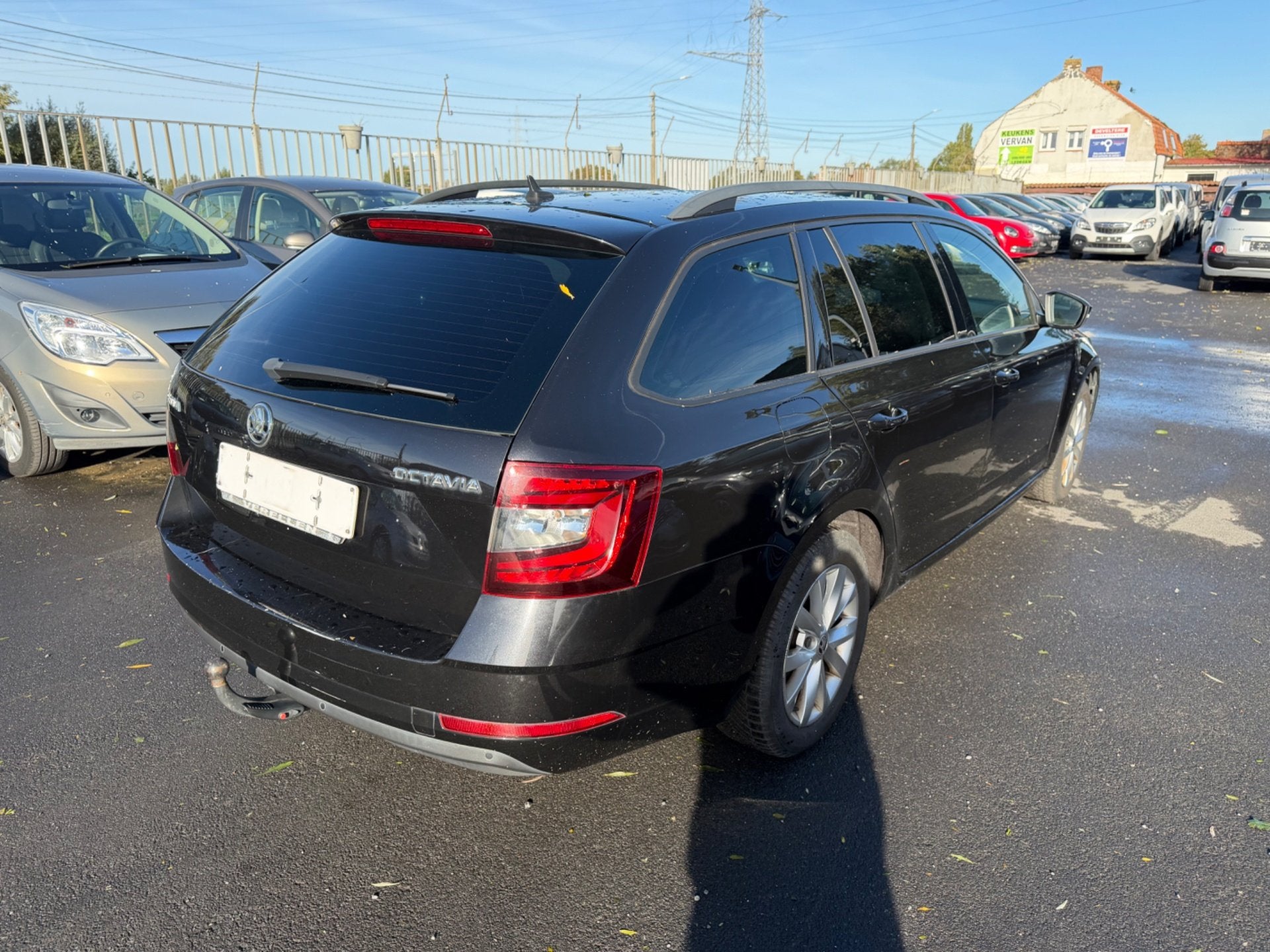 Skoda Octavia, Auto's, Voorwielaandrijving, Stof, Gebruikt, Zwart