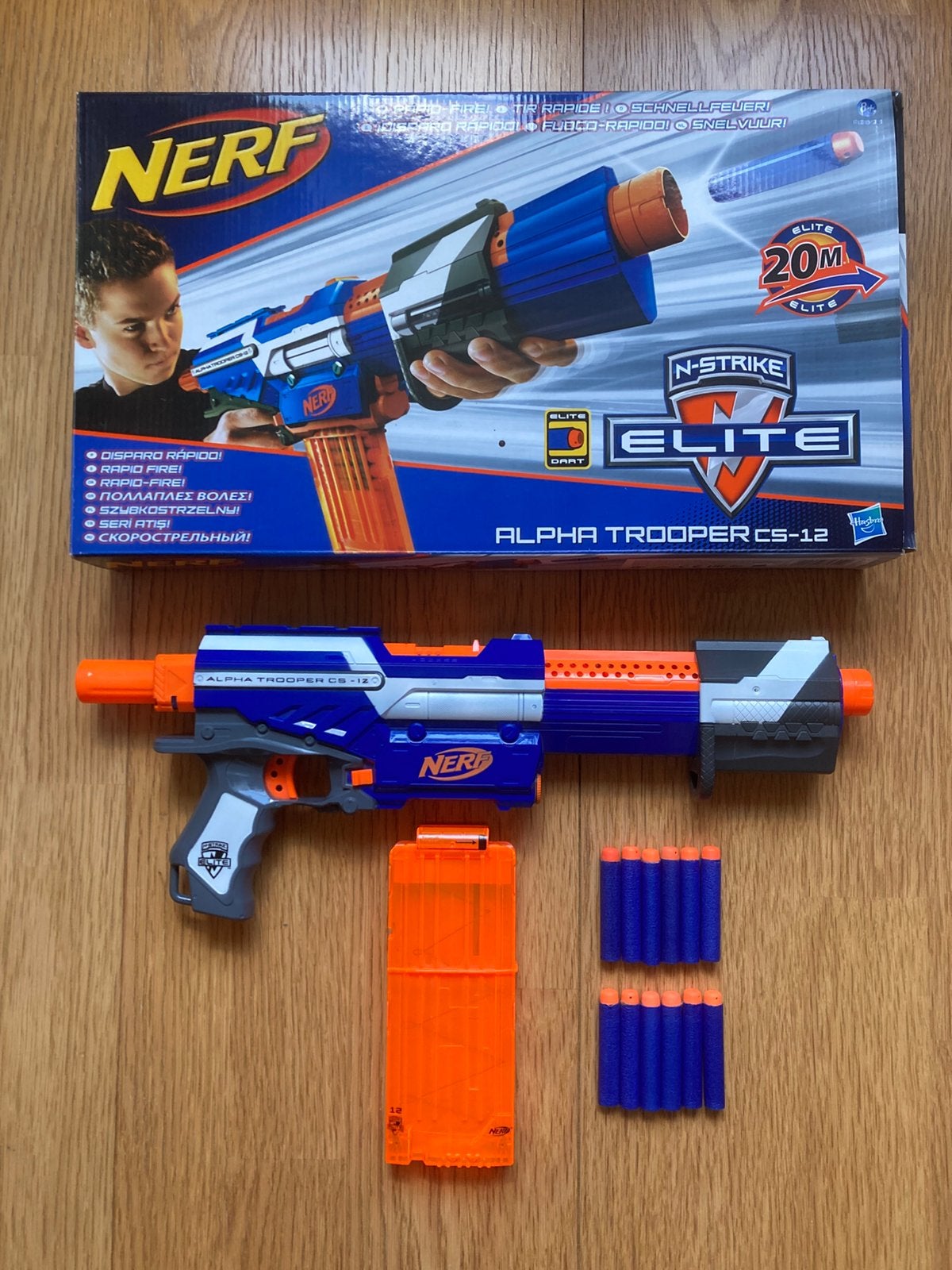 Nerf Alpha Trooper CS-12, Enlèvement ou Envoi, Comme neuf
