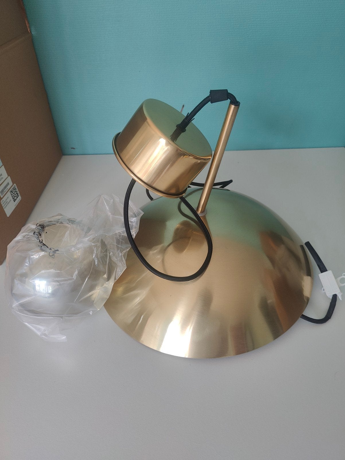 H&M Home 'Pendant' hanglamp - goudkleurig, Enlèvement
