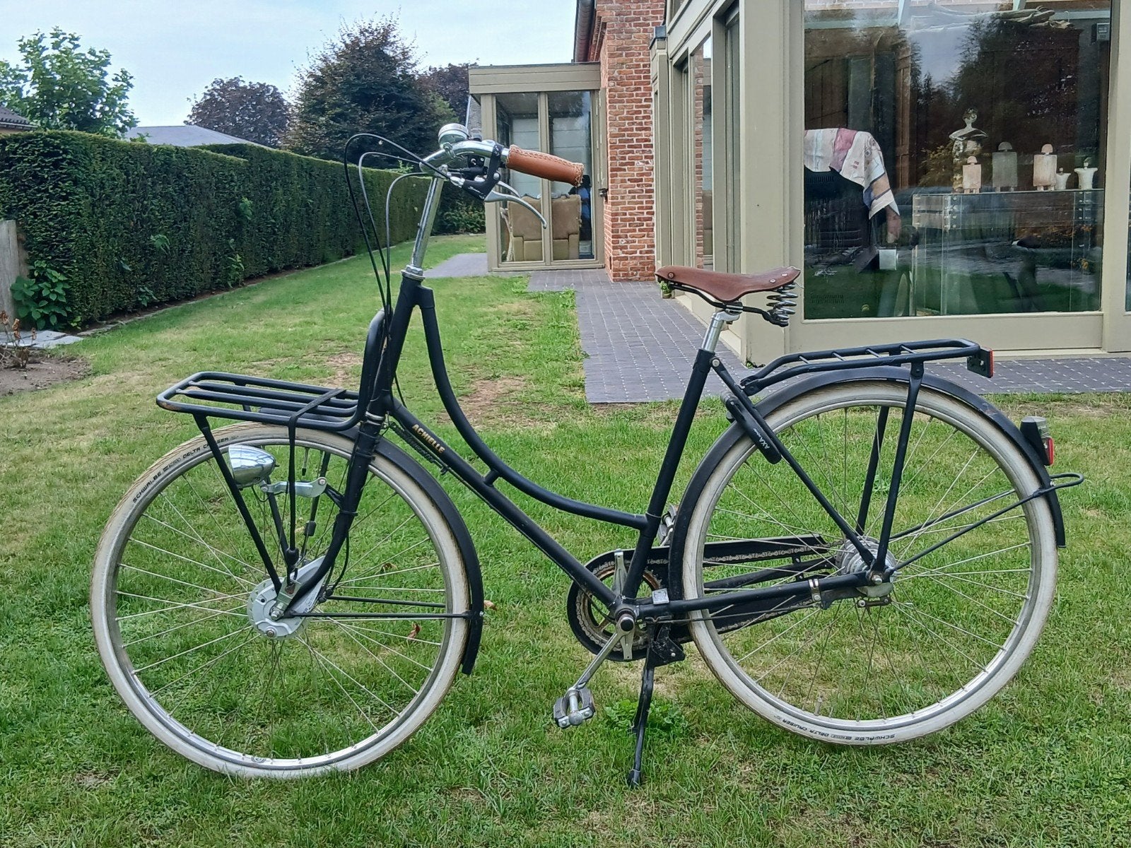achielle damesfiets, Ophalen