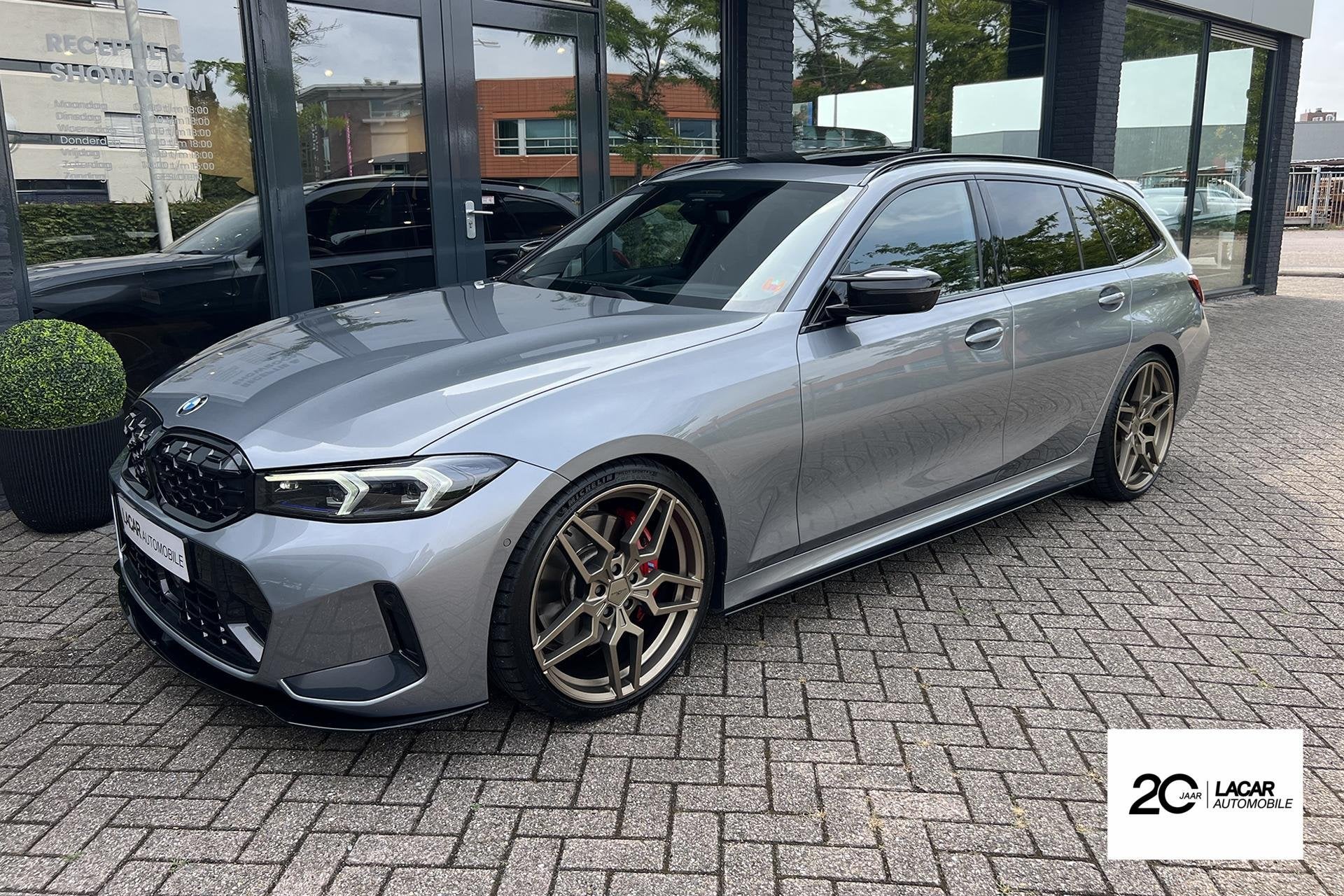 BMW 3 Serie Touring M340i xDrive AC Schnitzer ACS3 4.0i, Autos, Cuir, Argent ou Gris, 1800 kg, Euro 6