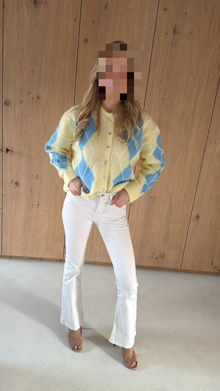 Cardigan, Enlèvement ou Envoi, Neuf, Taille 36 (S), Jaune