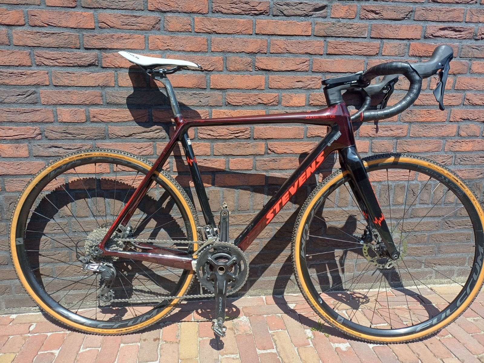 Stevens super prestige  56, Fietsen en Brommers, Ophalen, Gebruikt, Carbon, Meer dan 20 versnellingen