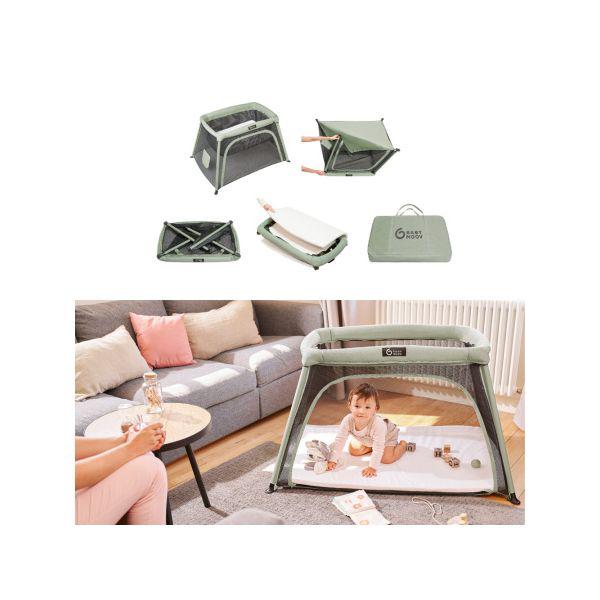 Babymoov campingbed 3 in 1 Moow Comfy splinter nieuw met bon, Ophalen, Nieuw, Overige vormen, In hoogte verstelbaar