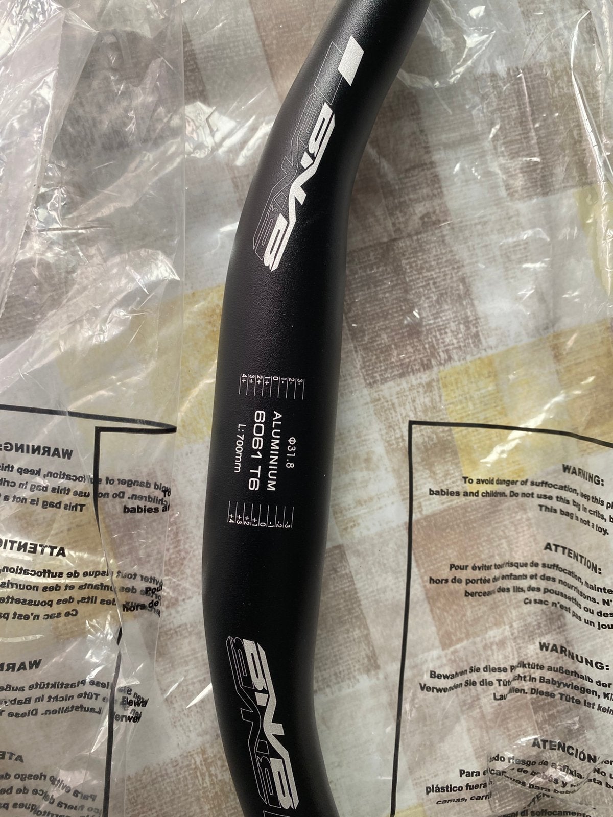 Nieuwe ENVE Aluminium Stuur MTB 31.8 L700 mm, Fietsen en Brommers, Fietsonderdelen, Nieuw, Stuur, Aluminium, BMX, Fatbike, Mountainbike