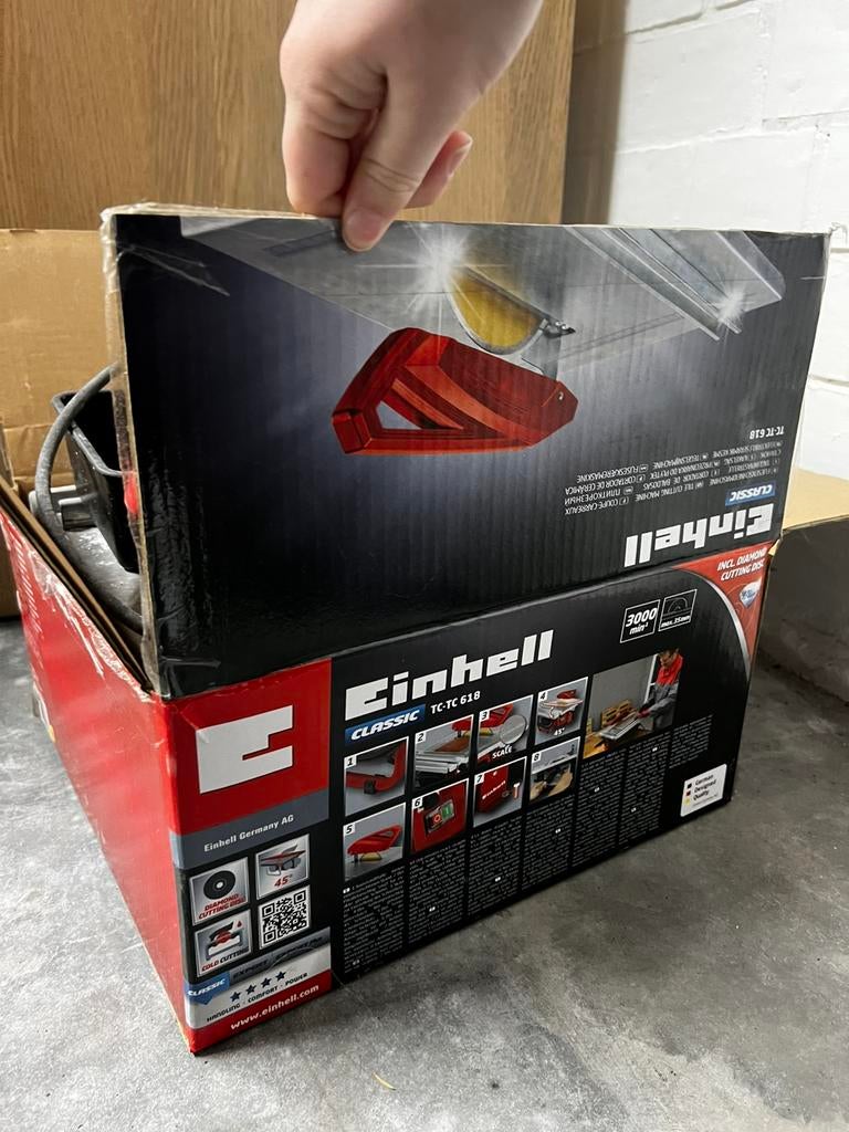 Einhell TC-TC 618 Tegelsnijmachine, Ophalen, Zo goed als nieuw