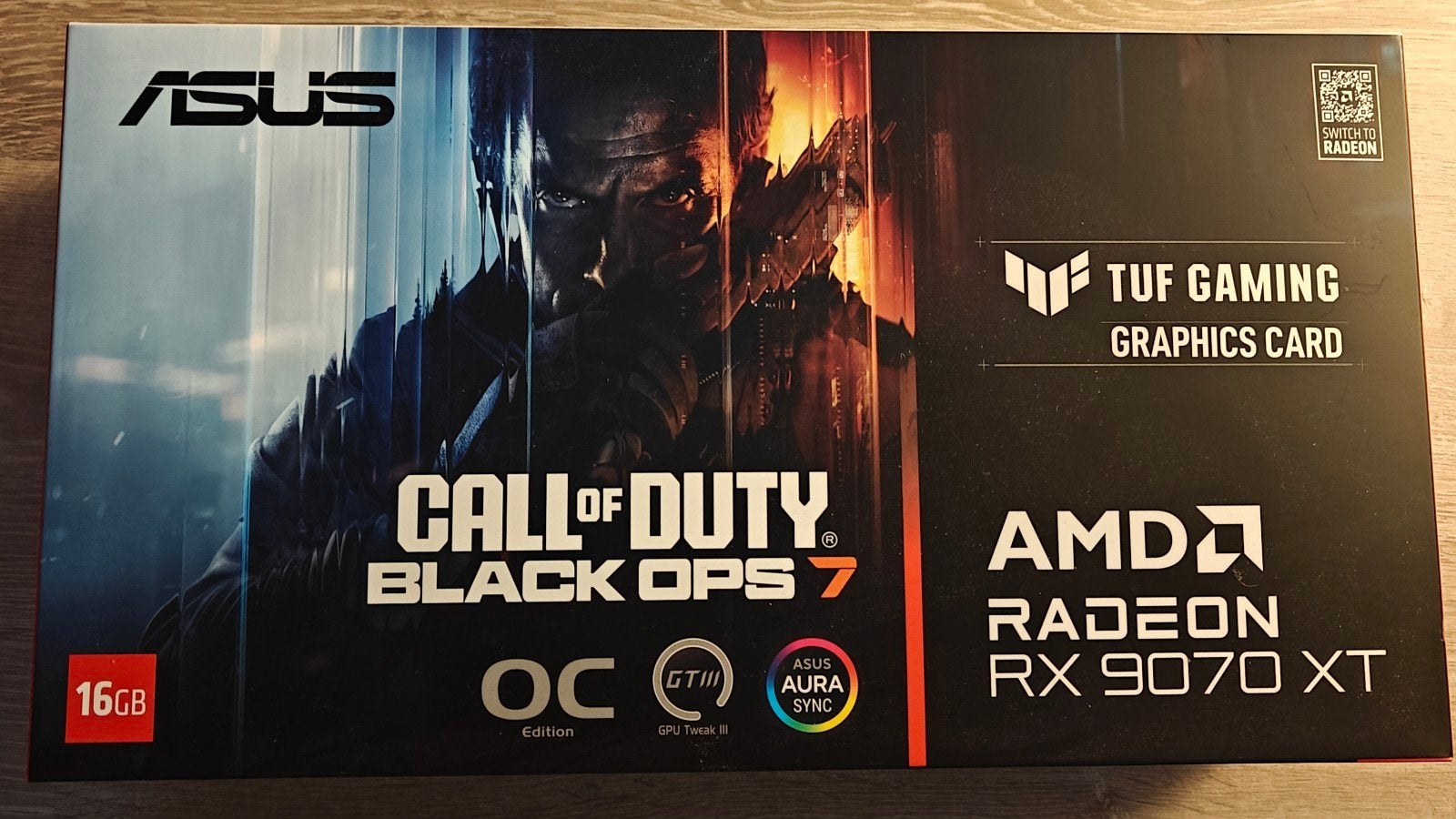ASUS TUF Gaming Radeon RX 9070 XT Black Ops 7 Special Editi, Ophalen
