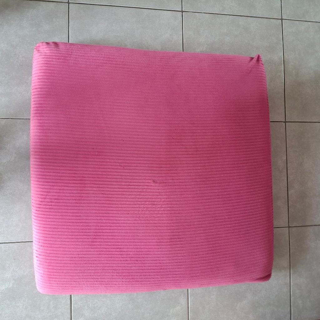 Grand coussin déhoussable, Enlèvement, Utilisé, Rose, Carré