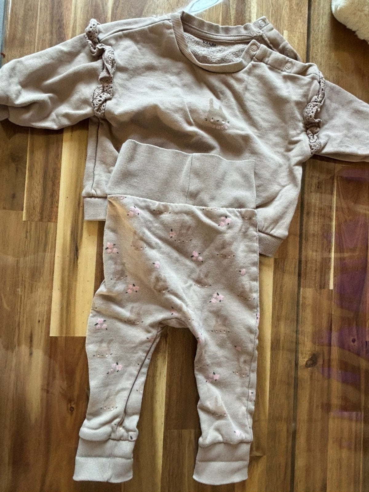 Ensemble, Kinderen en Baby's, Babykleding | Maat 56, Ophalen, Zo goed als nieuw, Setje