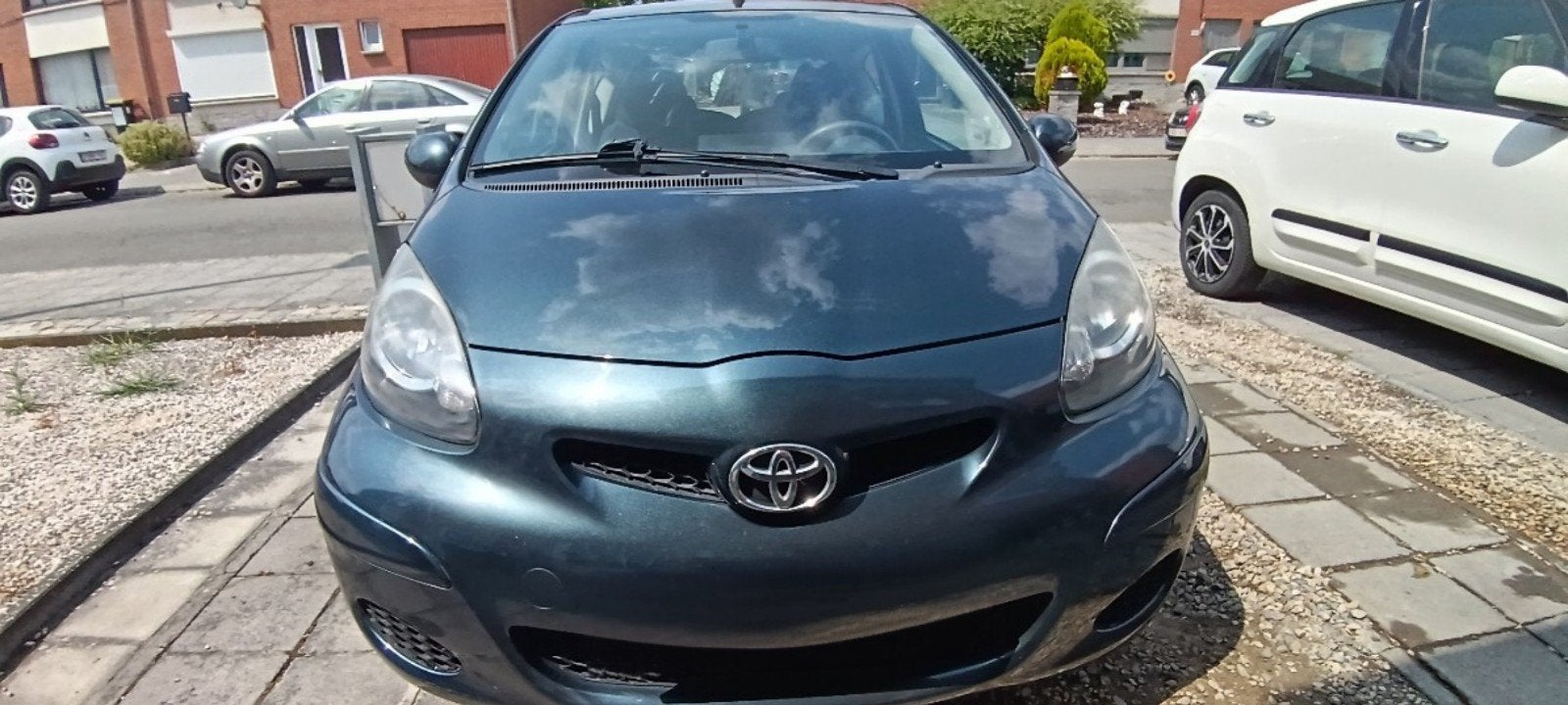 Aygo Toronto 1.0vvti vert métallisé, Auto's, Toyota, Voorwielaandrijving, Stof, 50 kW, 103 g/km