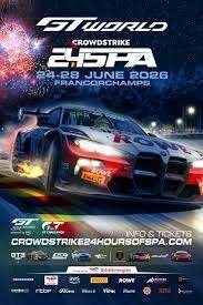 E-tickets CrowdStrike 24H de Spa - 27 et 28/06