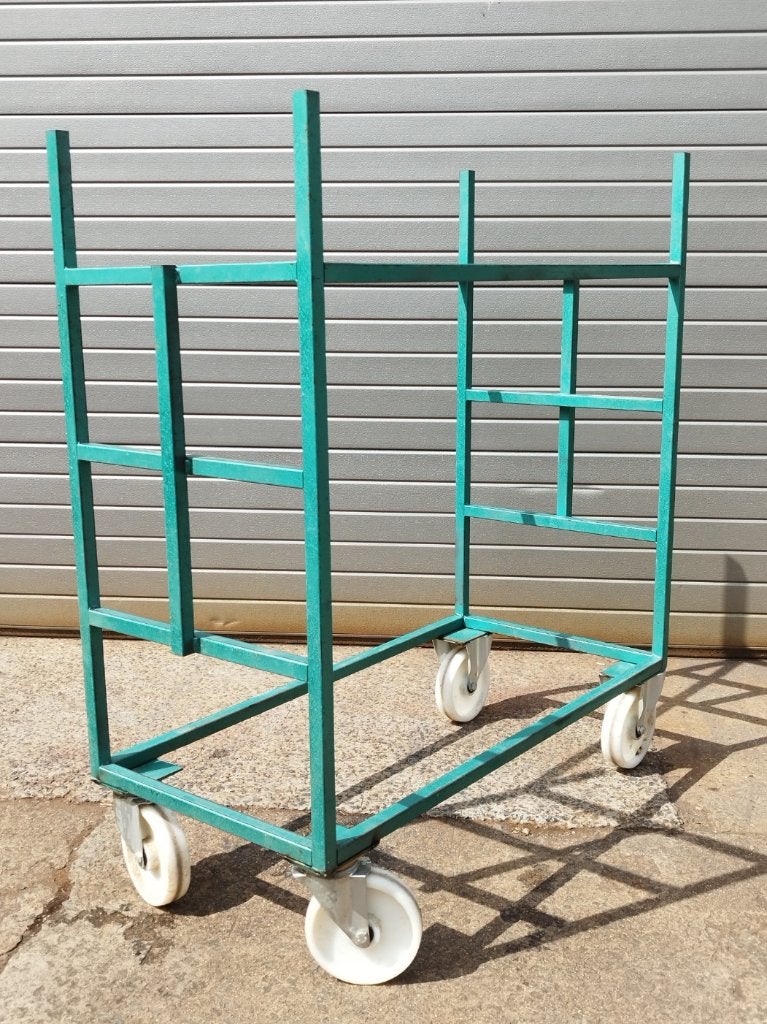 Diverse transportwagens - werktafel - magazijnkar - kar, Ophalen, Gebruikt, Transportkar, Metalen duwkar - droogkar - orderpikker