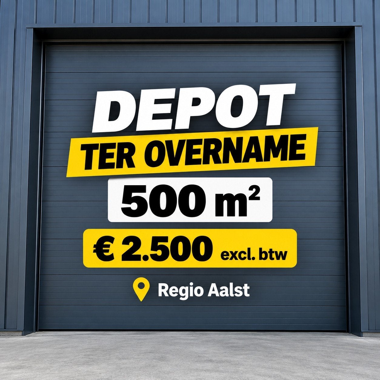 Dépôt / loods / opslagruimte / garage te huur, Provincie Oost-Vlaanderen
