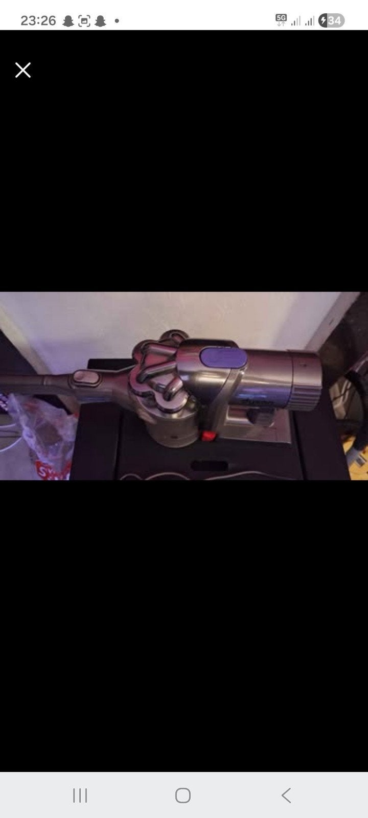 dyson dc45 de table avec chargeur et 1 embout, Electroménager, Sans fil, Enlèvement ou Envoi, Réservoir, Dyson