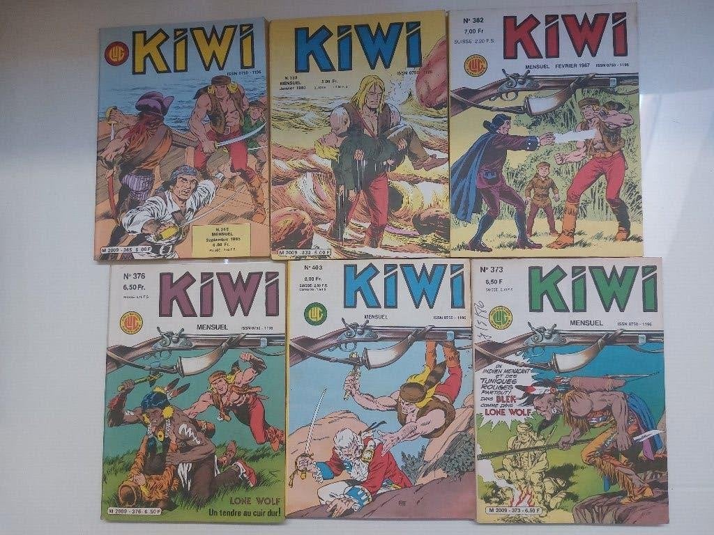 Set van 6 stuks kiwi, Boeken, Ophalen of Verzenden, Gelezen