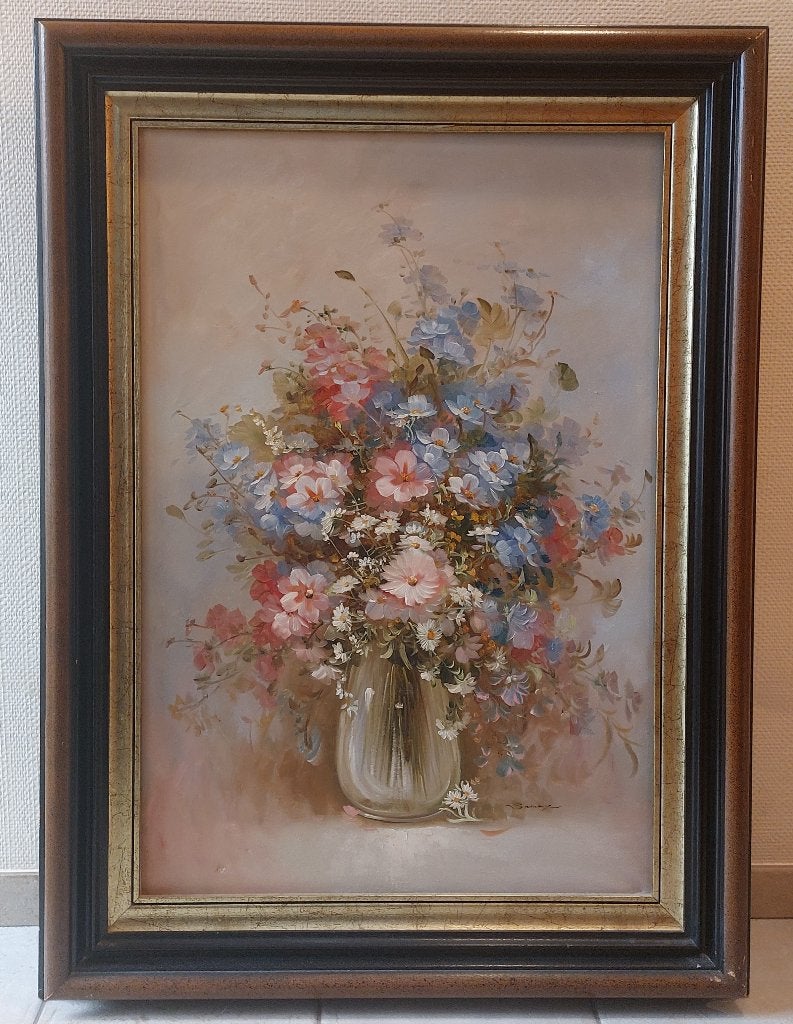 GRATIS - Schilderij - Stilleven, Ophalen, Doek, Stilleven, Gesigneerd