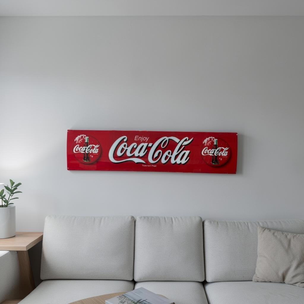 Coca Cola lichtpaneel, Verzamelen, Gebruikt, Coca Cola, Ophalen of Verzenden, X
