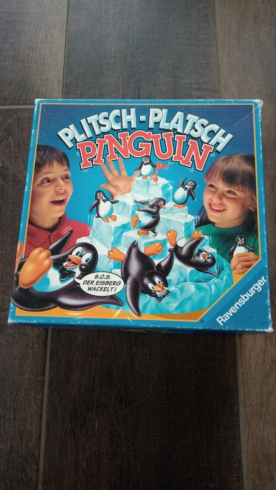 Gezelschapsspel Pinguin Panic, Ophalen