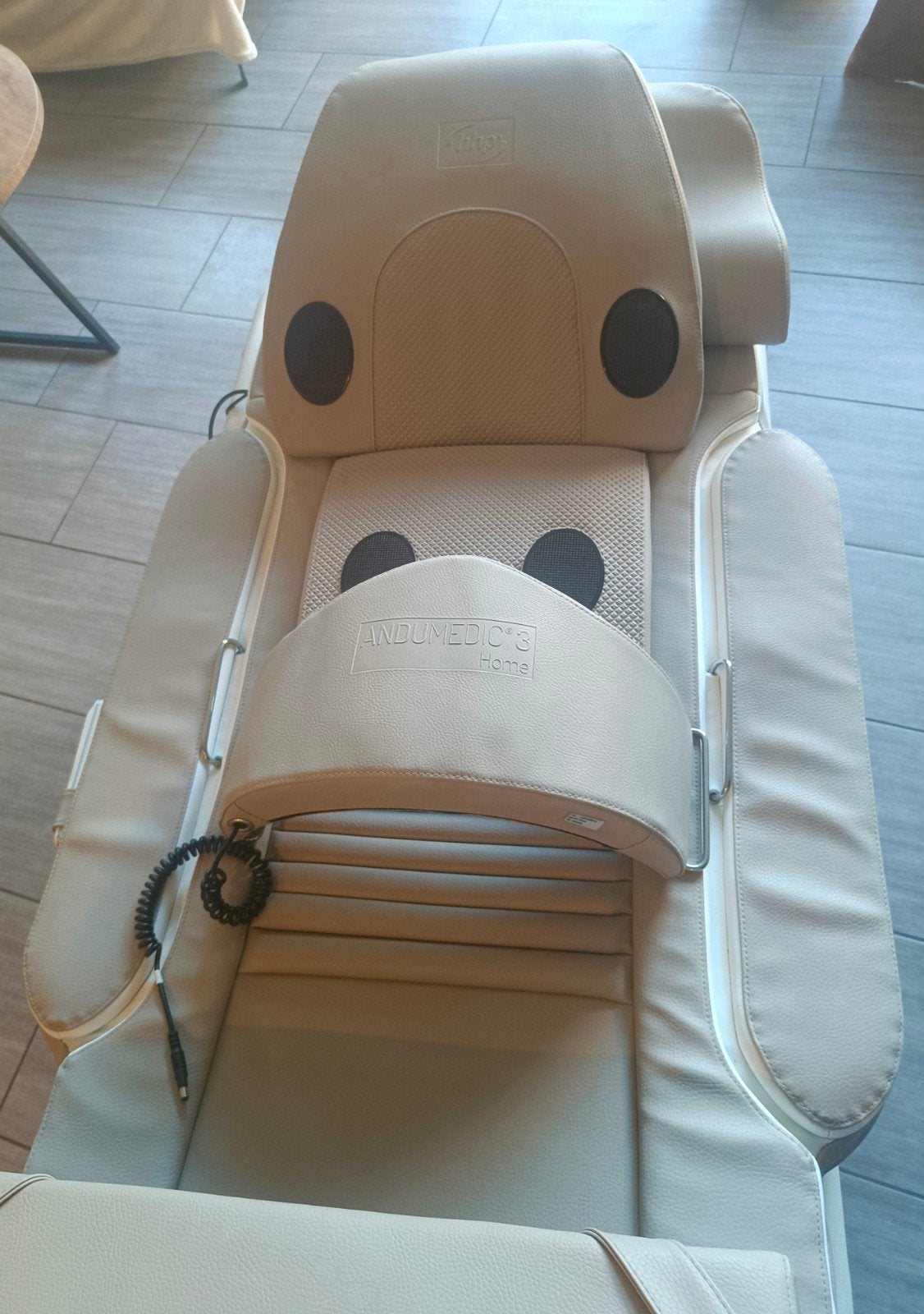 Andullatiematras + premium onderstel, Sport en Fitness, Ophalen, Zo goed als nieuw, Massagestoel of Kussen