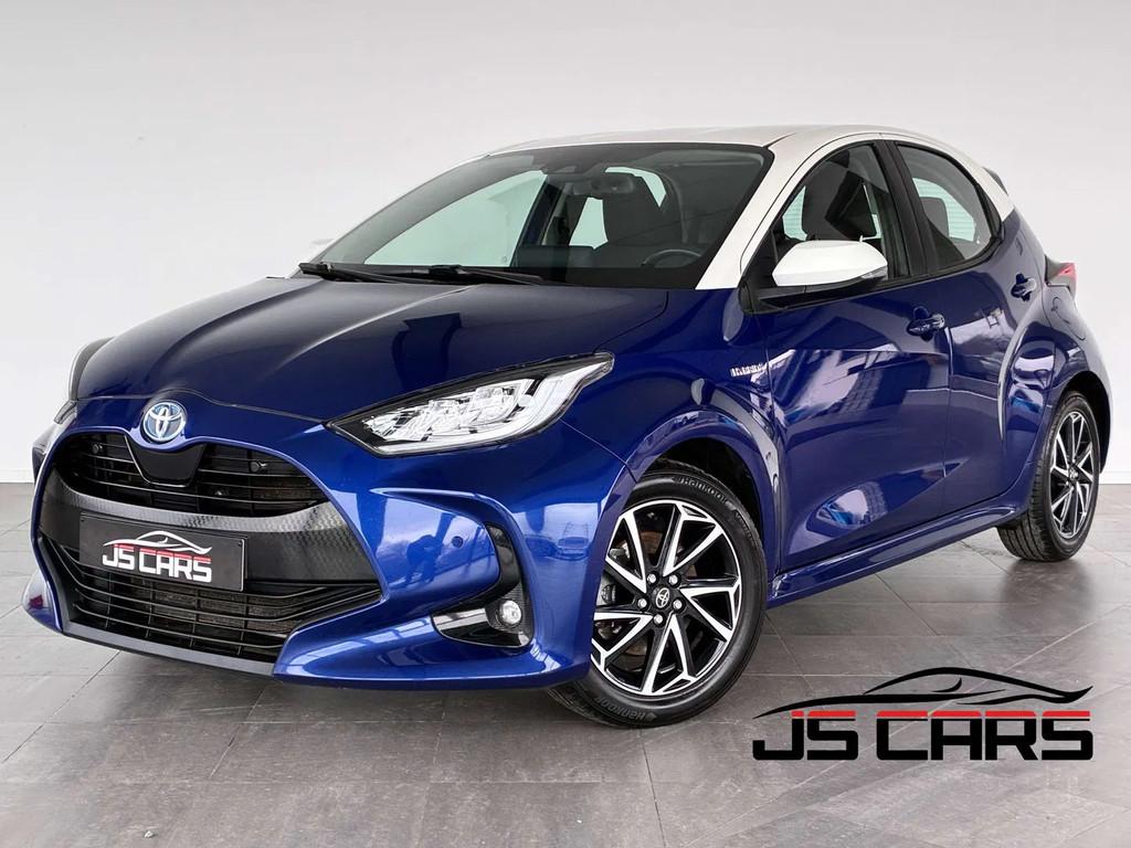 Toyota Yaris 1.5 VVT-i HYBRID e-CVT-1ERPRO-GPS-CAMERA-JANTES, Auto's, Automaat, Adaptive Cruise Control, Stof, Gebruikt