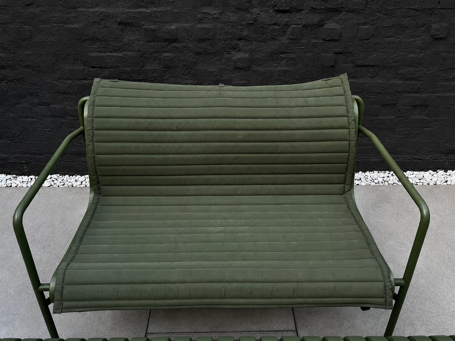 Hay Palissade quilted kussen voor lounge chair, Enlèvement ou Envoi, Convient pour l'extérieur, Vert, Autres marques