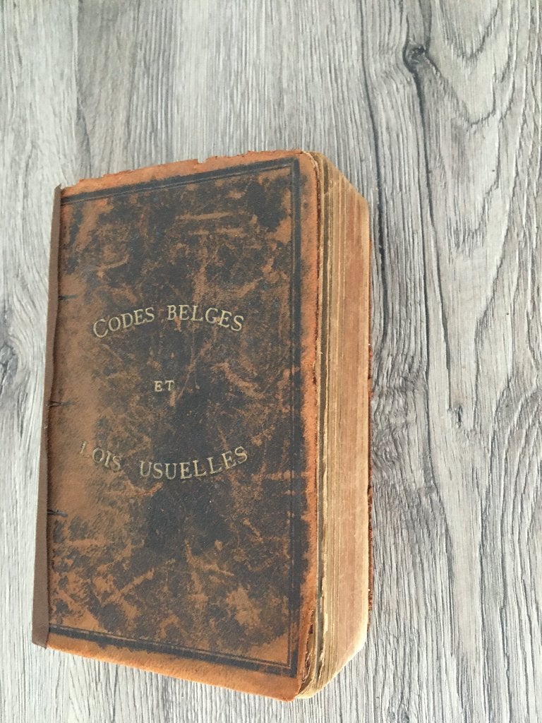 CODES BELGES 1898, Enlèvement ou Envoi, Utilisé, Sciences sociales