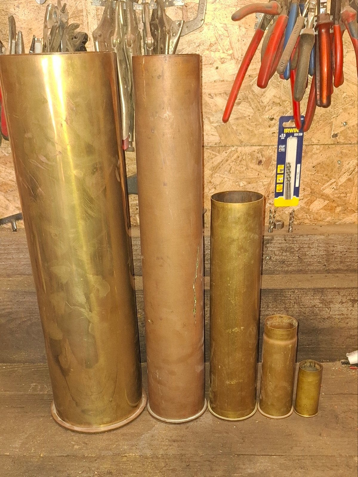 5 duitse hulzen wo1, Verzamelen, Militaria | Algemeen, Ophalen of Verzenden