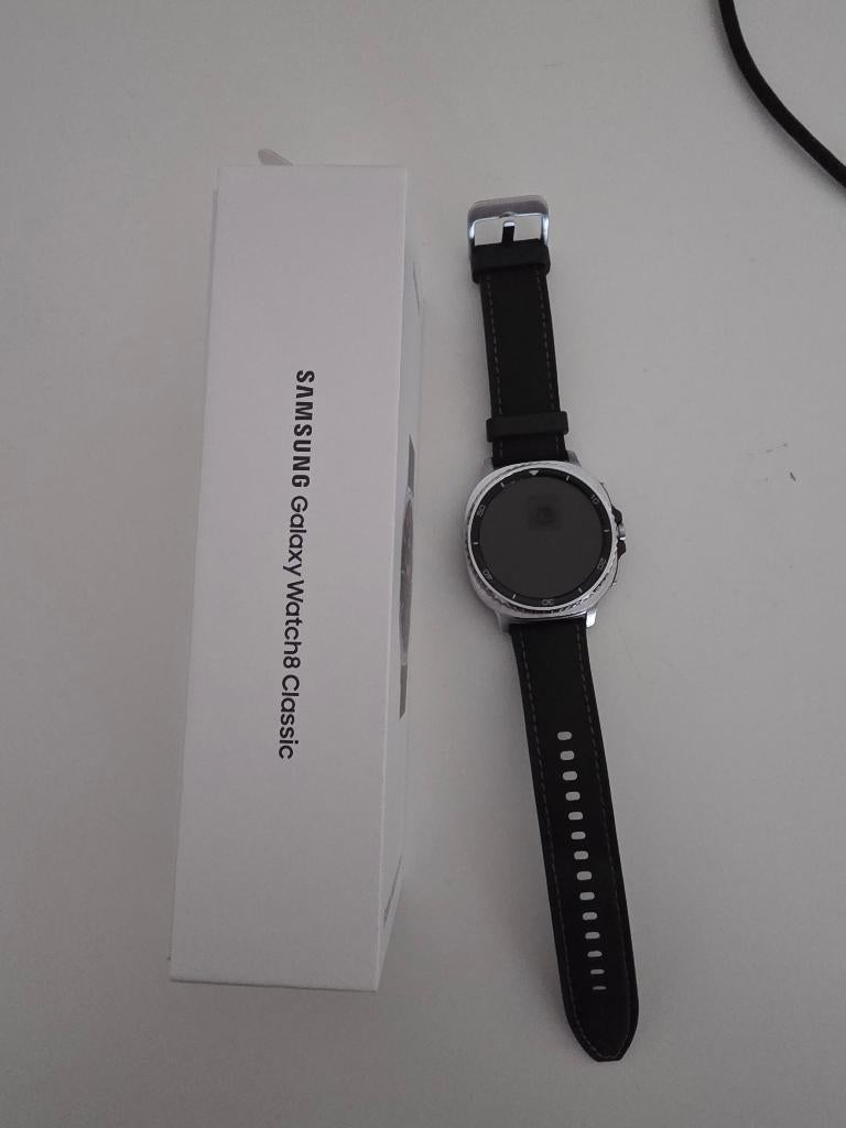 Samsung - Galaxy Watch 8 Classic, 46mm, Noir, Neuf, Étanche, Enlèvement, Samsung galaxy watch 8
