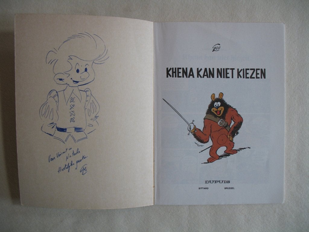 De Katamarom, Khena kan niet kiezen,1ste druk met dedicace, Une BD, Enlèvement ou Envoi, Comme neuf