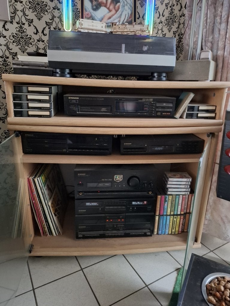 Volledig nog werkende stereo Pioneer te koop, TV, Hi-fi & Vidéo, Lecteur CD, Enlèvement, Composants en vrac, Pioneer