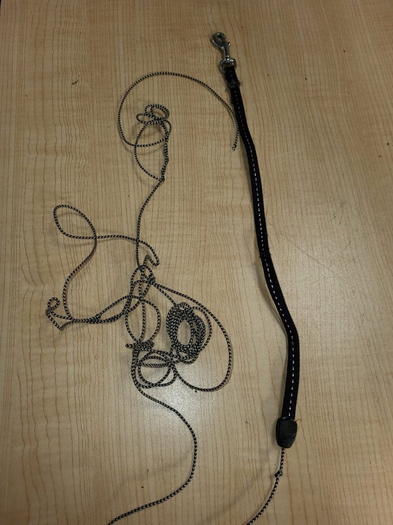hondenketting hondenriem, Dieren en Toebehoren, Ophalen of Verzenden, Gebruikt, Hondenriem
