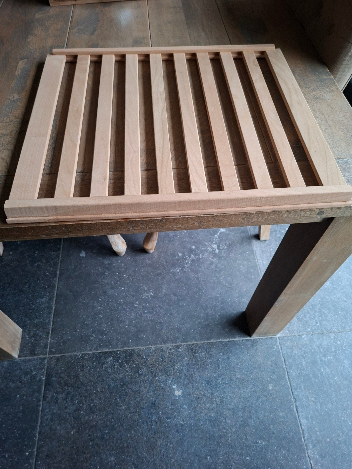 Houten legplateau voor wijn., Ophalen, Hout