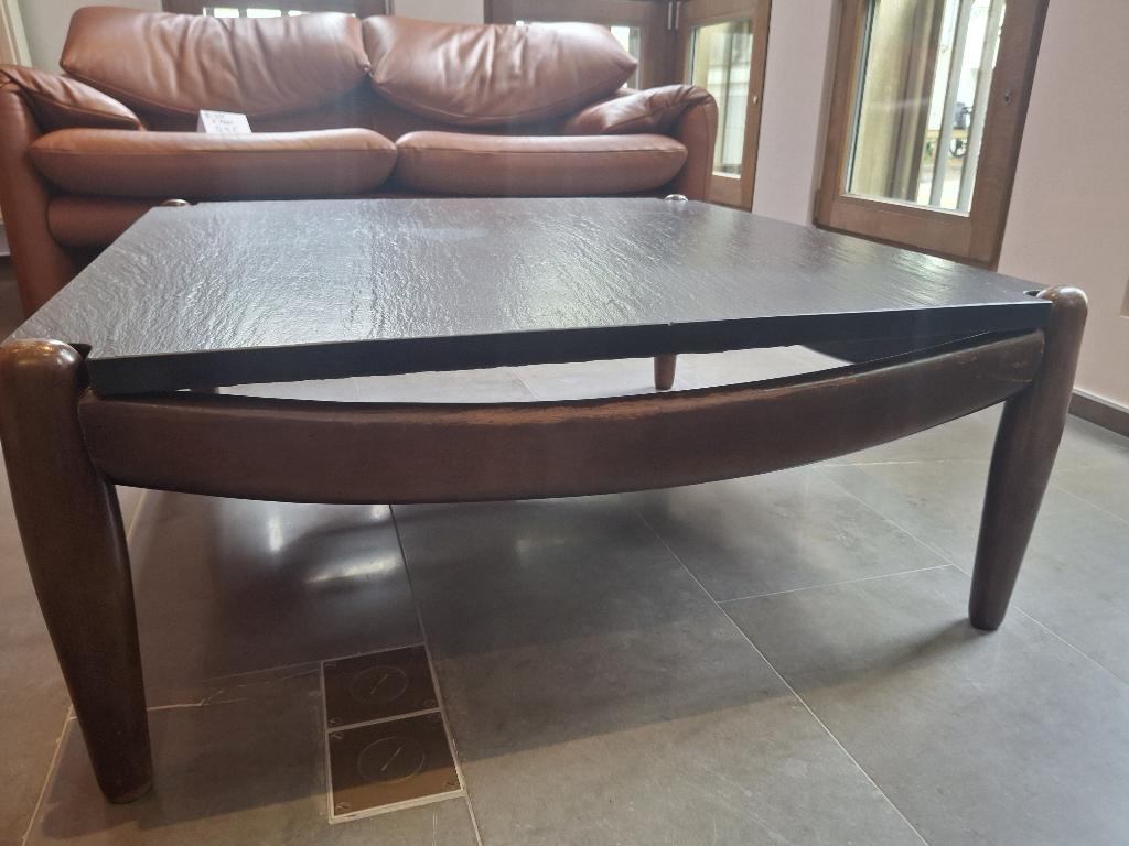 Brutalist salontafel Durlet, 1960 – 1969, Huis en Inrichting, Ophalen, Gebruikt, Vierkant, 50 tot 100 cm