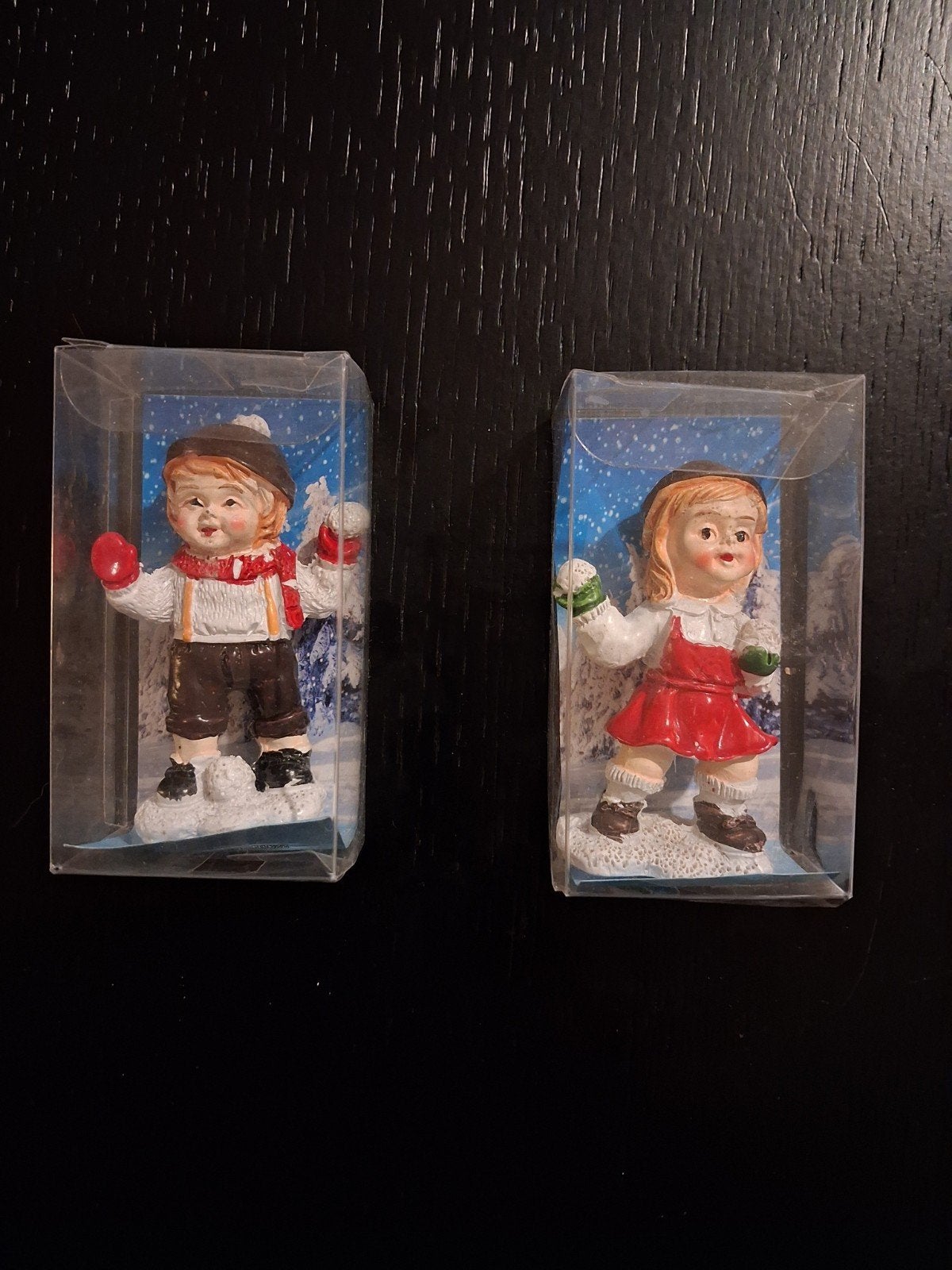 Statuettes de Noël vintage pour enfants (lot de 2), Divers, Enlèvement ou Envoi, Neuf