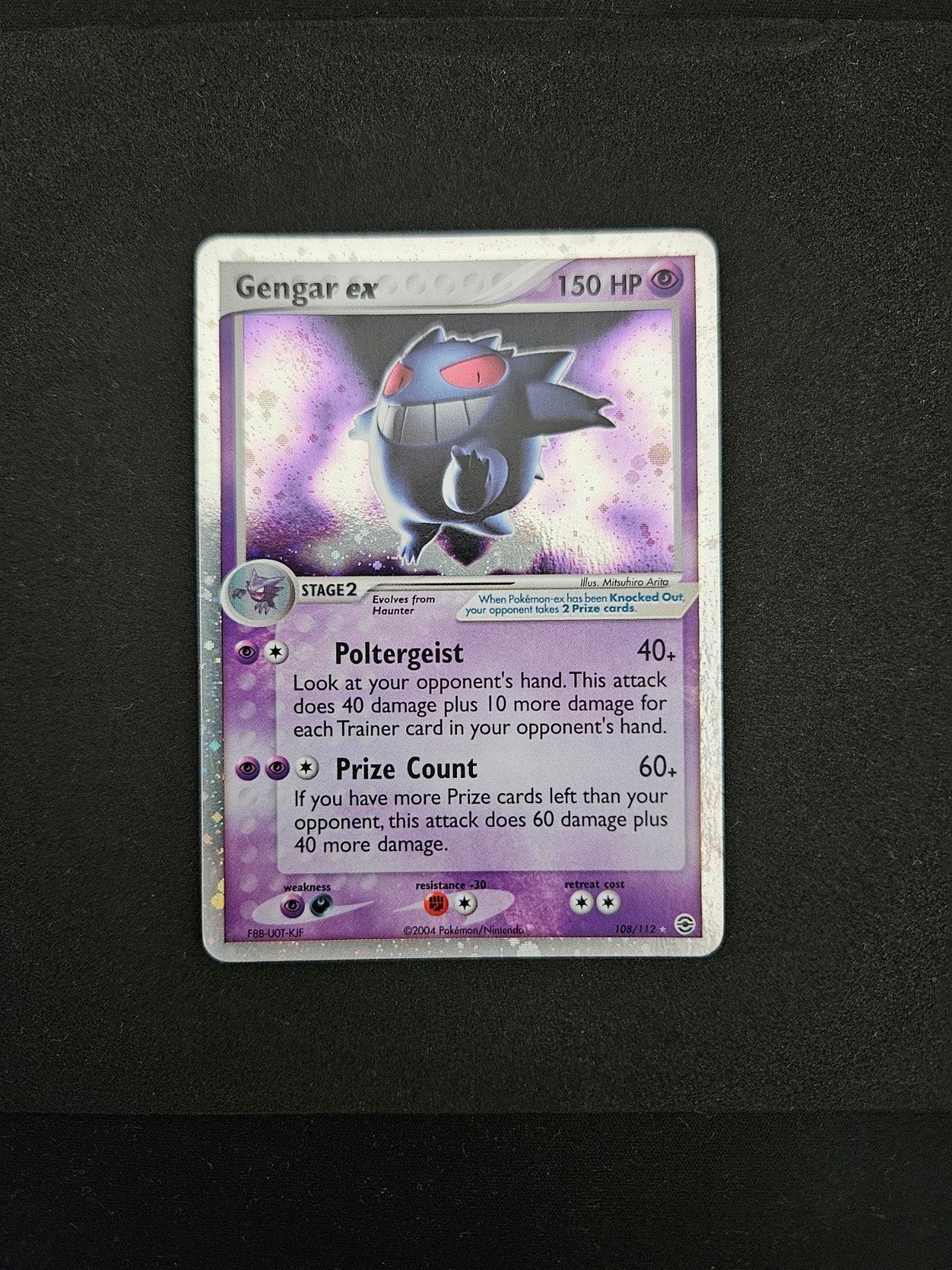 Gengar ex, Ophalen of Verzenden, Zo goed als nieuw, Losse kaart, Foil