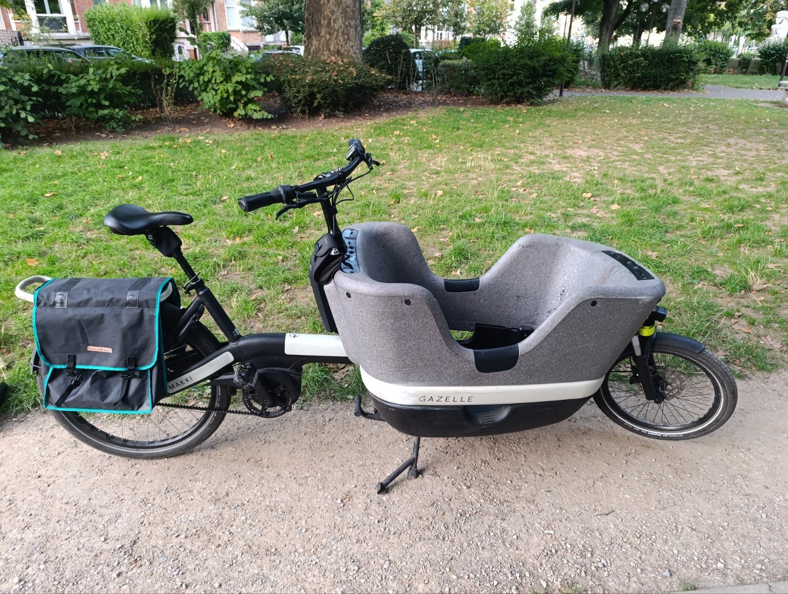 Vélo cargo Gazelle makki Load 2022 avec 2 bosh powerpack 500, Marchandises, Enlèvement, Utilisé, Frein à disque
