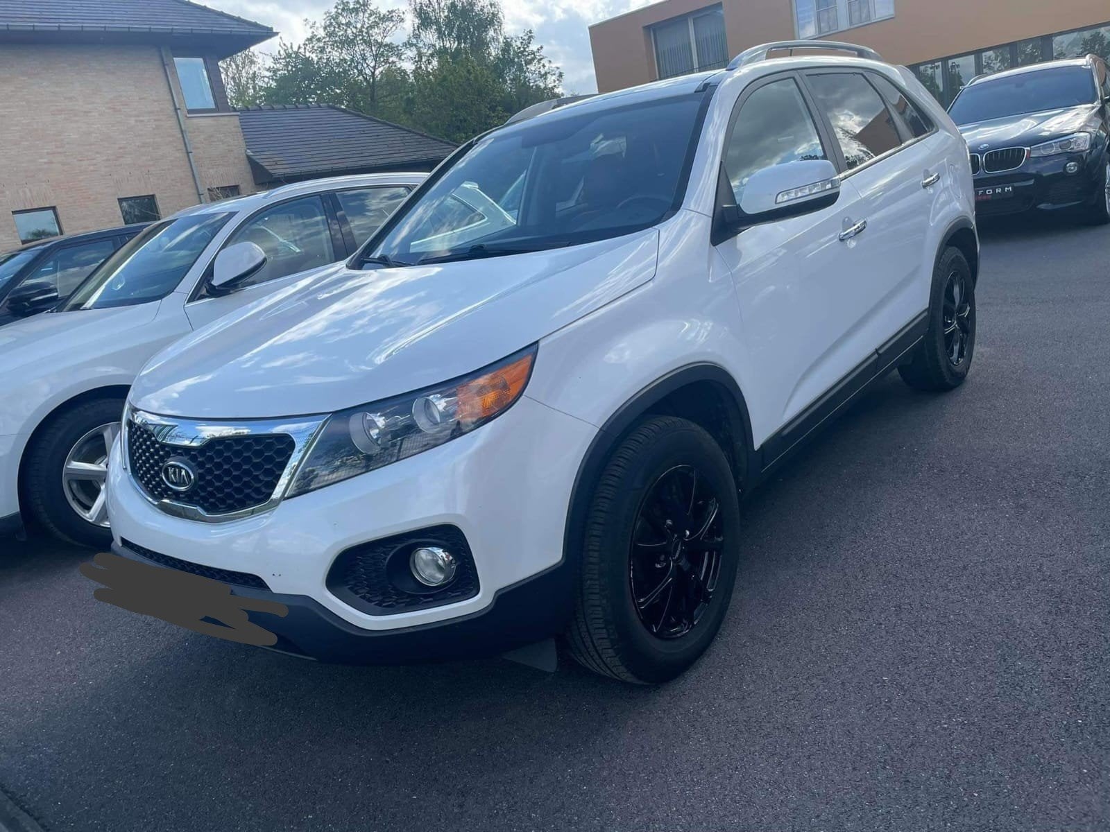 KIA SORENTO 2.0 CRDI 7 PLACES (Blanche avec covering gris), Autos, Kia, Particulier, Sorento, ABS, Caméra de recul, Airbags, Air conditionné