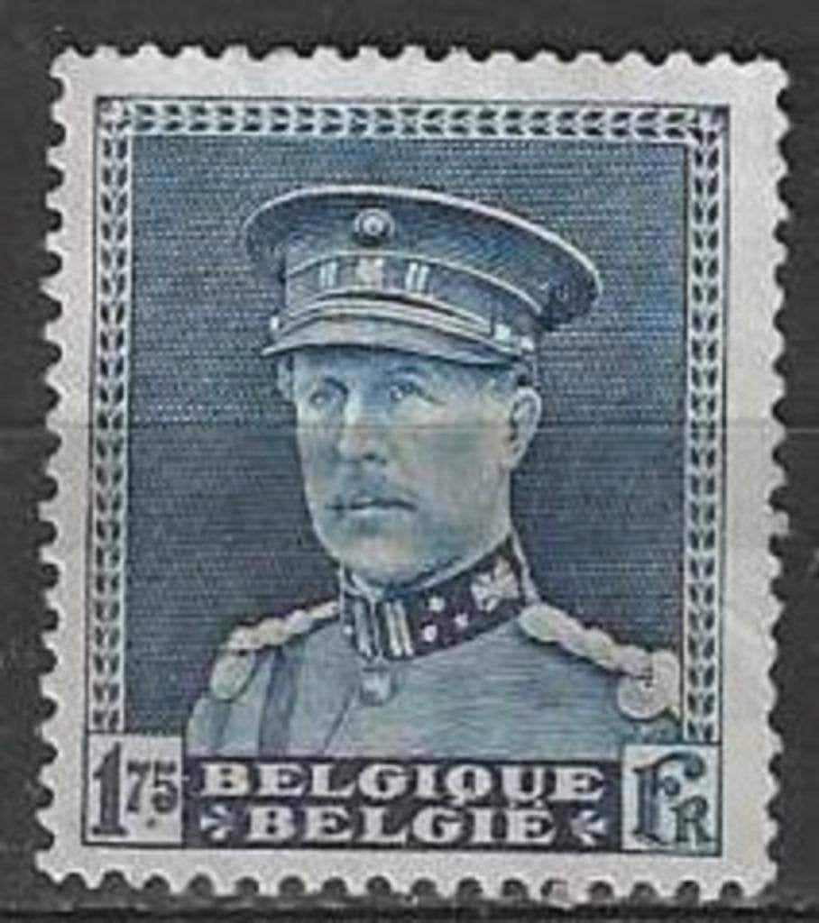 Belgie 1931 - Yvert/OBP 320 - Albert I met kepi 1.75 F. (ST), Postzegels en Munten, Postzegels | Europa | België, Gestempeld, Koninklijk huis