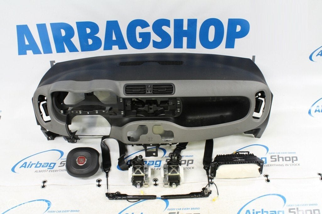 Airbag kit - Tableau de bord gris Fiat Panda (2012-....), Enlèvement ou Envoi, Utilisé