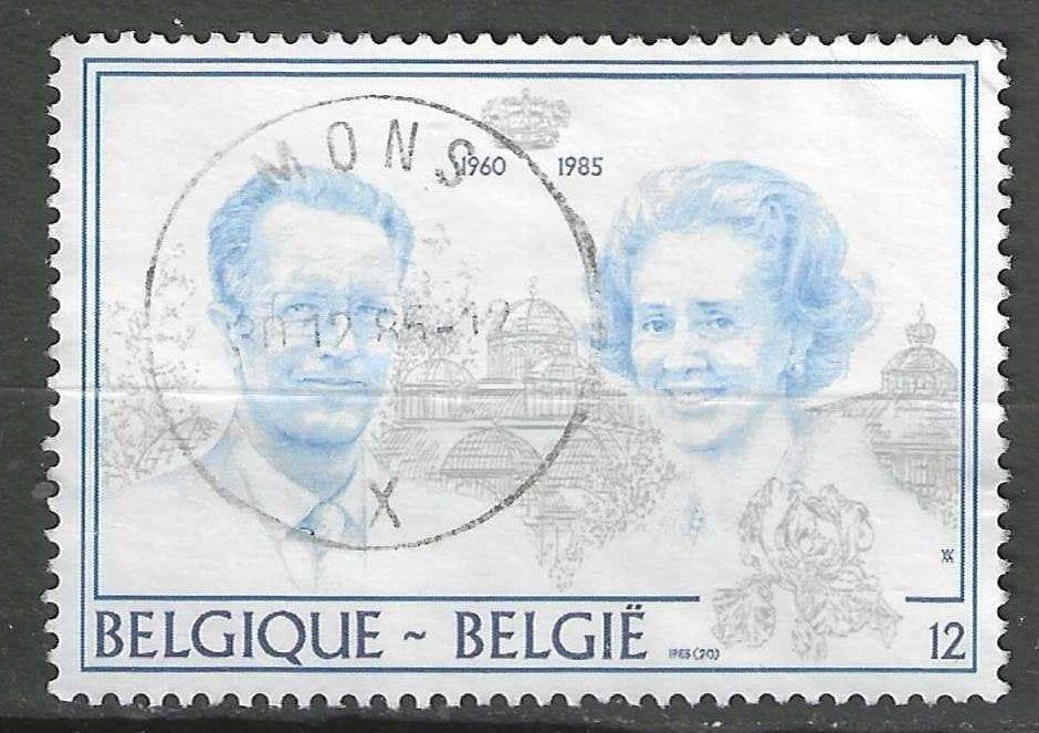 Belgie 1985 - Yvert/OBP 2198 - Boudewijn en Fabiola (ST), Verzenden, Gestempeld, Gestempeld, Koninklijk huis
