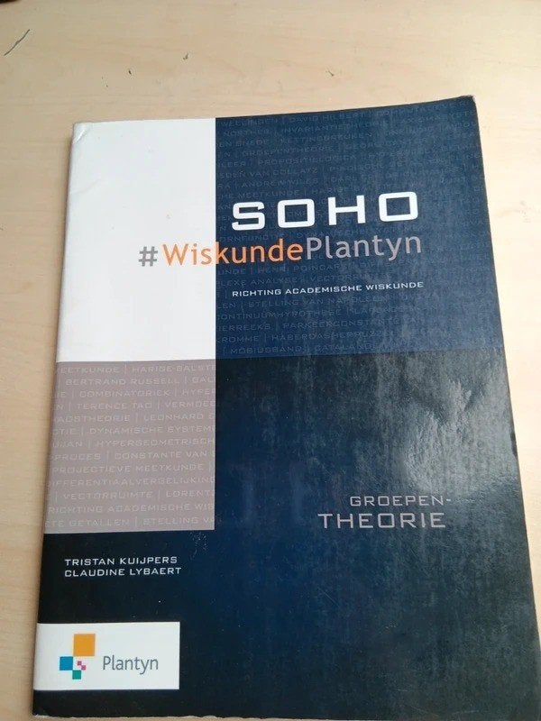 Soho Wiskunde Plantyn Groepen Theorie, ASO, Wiskunde A, Plantyn, Ophalen