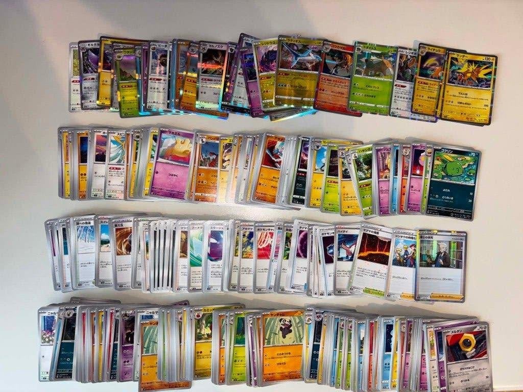 Japanse Pokémonkaarten, Ophalen of Verzenden, Zo goed als nieuw, Meerdere kaarten, Foil