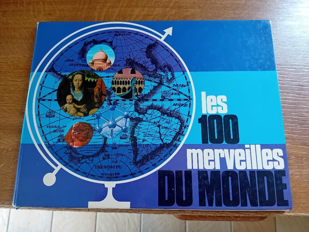 Album Chromos Images Timbres Tintin 100 Merveilles Du Monde, Enlèvement ou Envoi, Utilisé