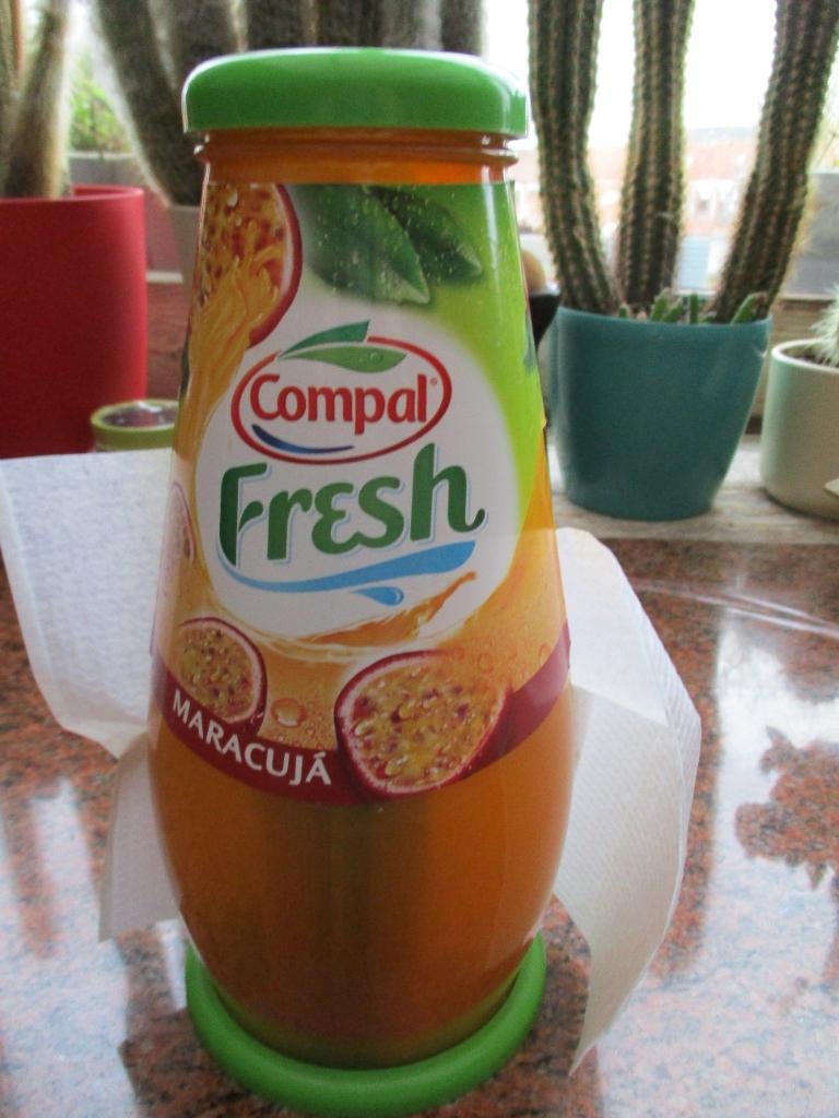 servetten houder van Compal Fresh maracuja, Verzamelen, Ophalen of Verzenden, Zo goed als nieuw, Gebruiksvoorwerp