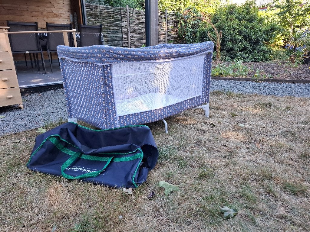 Premaman reisbedje met draagtas, Enlèvement, Utilisé