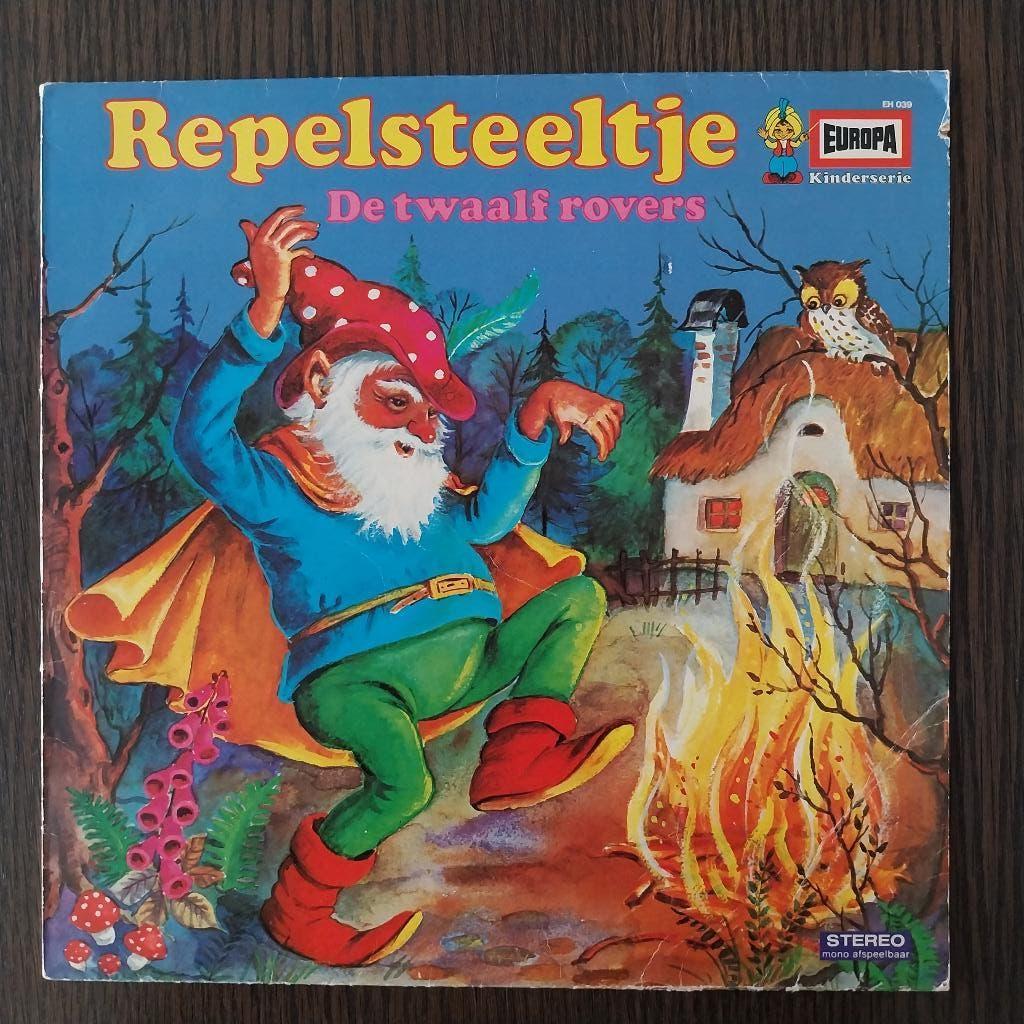 Vinylplaat Repelsteeltje- De twaalf Rovers, Cd's en Dvd's, Vinyl | Kinderen en Jeugd, Ophalen, Zo goed als nieuw, 12 inch, Verhaal of Sprookje