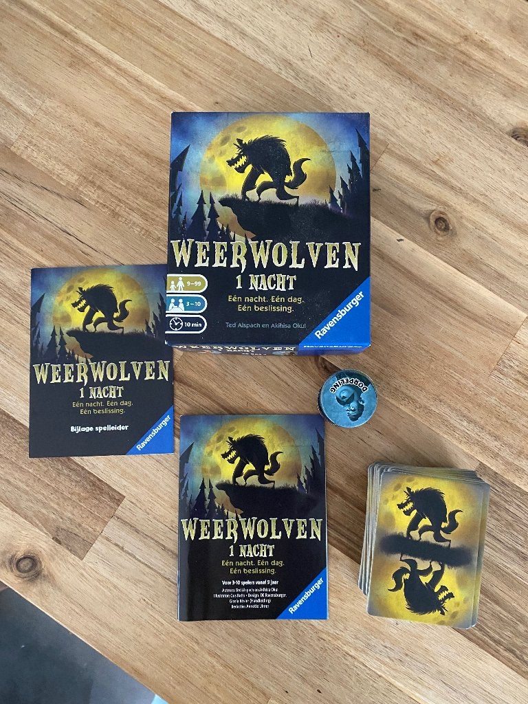 Weerwolven 1 nacht, Ophalen, Zo goed als nieuw